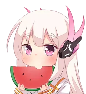 🍉 emoji :няш 𔘓 ‧₊˚ 「 @wexsavi 」 Telegram sticker 21 of 21