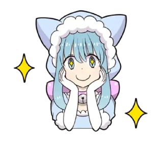 😍 emoji snow girls ` | By: @wexsavi ❄️ Telegram sticker 24 of 40