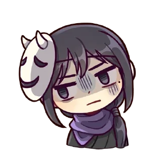 😔 emoji <3 cr.Zimtameise Telegram sticker 5 of 24