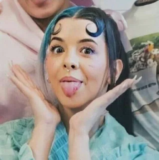 🦷 emoji мелани самая лучшая в мире богиня Telegram sticker 5 of 29