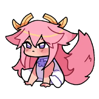 😤 emoji Геншин Импакт @nyasticks Telegram sticker 19 of 50