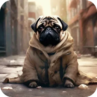 🐶 emoji Мопсики от @MrMopsLoveMops Telegram sticker 8 of 18
