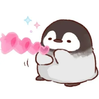 💕 emoji Пингвинчик и цыпленок / @xxxshokanxxx Telegram sticker 22 of 42