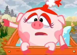 🐽 emoji нюша🐽 :: @butterflieshelpyou Telegram sticker 13 of 58