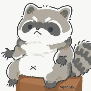 Sticker from Енот