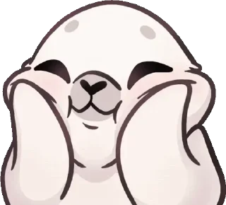 ☺️ emoji Coffee’s seal @KarinaCoffee Telegram sticker 18 of 81
