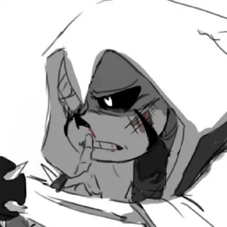 🤫 emoji Goth Sans Telegram sticker 9 of 82