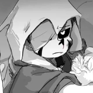 😐 emoji Goth Sans Telegram sticker 7 of 82