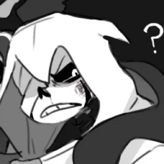 😡 emoji Goth Sans Telegram sticker 15 of 82