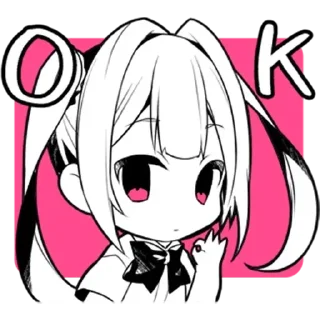 Sticker from ୨୨ милая тян ⊹ . @stickers_emoji_R1N °. . !!