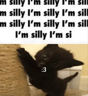 Sticker from silly