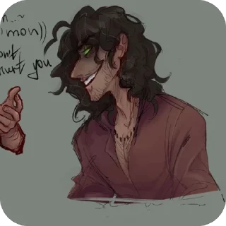 🫥 emoji Бруно. Telegram sticker 22 of 35