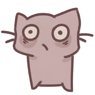 😱 emoji Кот обормот🧐 Telegram sticker 5 of 27