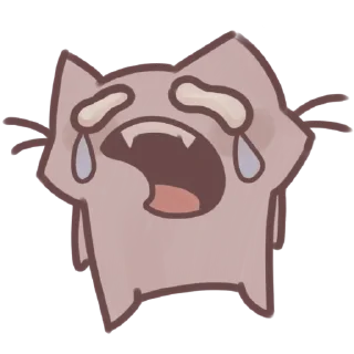 😭 emoji Кот обормот🧐 Telegram sticker 6 of 27