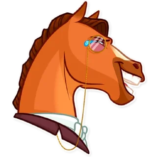 Sticker from Gentleman Horse