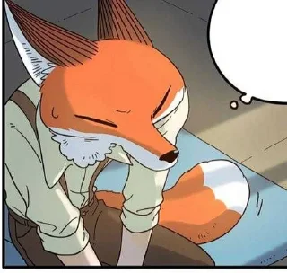 💭 emoji The Loser-Fox Orange Telegram sticker 13 of 72