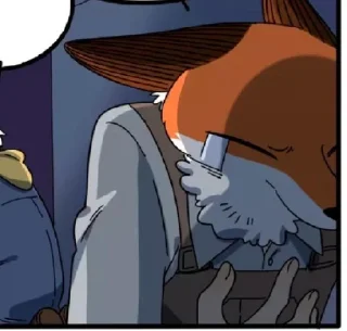 😭 emoji The Loser-Fox Orange Telegram sticker 18 of 72