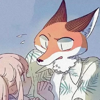 😯 emoji The Loser-Fox Orange Telegram sticker 17 of 72
