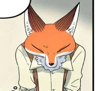 😞 emoji The Loser-Fox Orange Telegram sticker 12 of 72