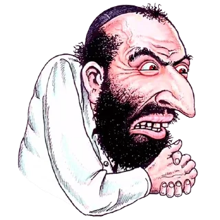 😡 emoji Le merchant by @devilson + With Jews You Lose Telegram sticker 17 of 86