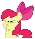 😒 emoji Apple Bloom | By @Egor418 Telegram sticker 12 of 86