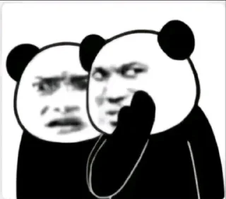 Sticker from Panda Face