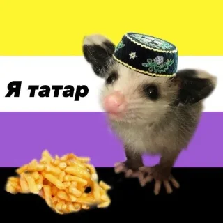 Sticker from татары сила леее