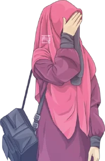 🤦‍♂️ emoji hijab-tyan Telegram sticker 22 of 25