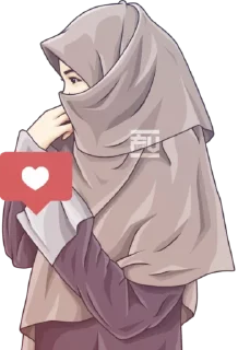 👍 emoji hijab-tyan Telegram sticker 18 of 25