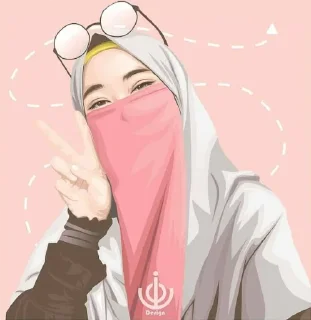 😍 emoji hijab-tyan Telegram sticker 24 of 25