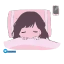 Sticker from Anime Animated Girl @stickersb2b