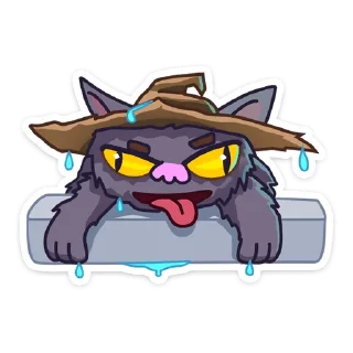 😛 emoji Кот Сима :: @stickroom Telegram sticker 12 of 49