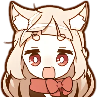 😨 emoji ◞  nekochan - @wexsavi ˋ Telegram sticker 14 of 40