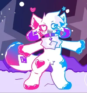 Sticker from kittydog