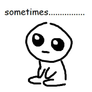 😐 emoji tbh creature by sm-baby (Tumblr) Telegram sticker 11 of 34