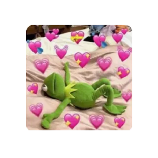 🐸 emoji Kermit Telegram sticker 15 of 17