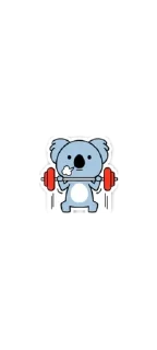 🐨 emoji Blu | ViberStickers. Telegram sticker 23 of 40