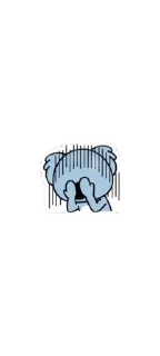 🐨 emoji Blu | ViberStickers. Telegram sticker 12 of 40
