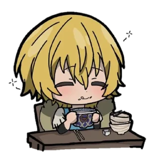 ☺️ emoji BSD x Genshin Chibi Telegram sticker 9 of 40