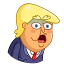 Sticker from Trump