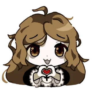 🫶 emoji Кто-то Telegram sticker 15 of 21
