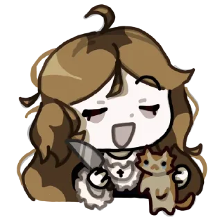 😌 emoji Кто-то Telegram sticker 12 of 21