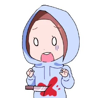 🔪 emoji Кто-то Telegram sticker 17 of 21