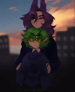 Sticker from ПикоВару💜💚 @яебанутая