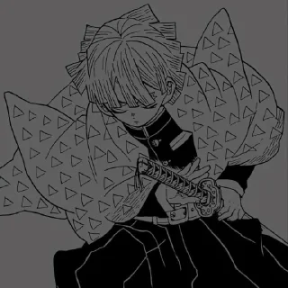 Sticker from Agatsuma Zenitsu