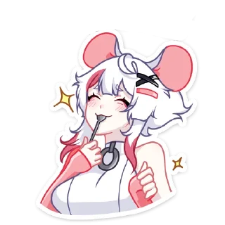 🤩 emoji мауси без надписей @stickwithouttext Telegram sticker 10 of 48