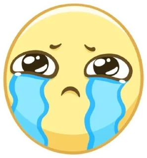😭 emoji Без коментарів Telegram sticker 14 of 76