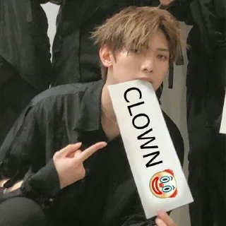 🤡 emoji Mood ATEEZ Telegram sticker 14 of 48