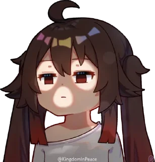 😐 emoji @sempai21 Милые стикеры Telegram sticker 7 of 71