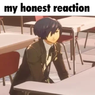 🌟 emoji Persona 3 🇺🇦 Telegram sticker 12 of 32